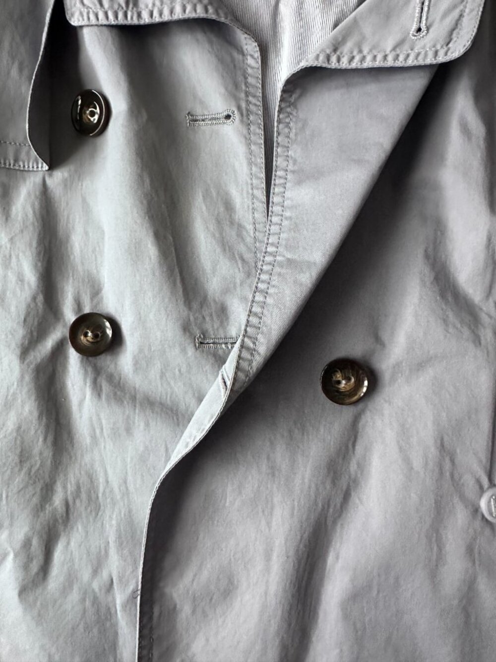 Marie n' Mary Grey Double-Breasted Short Sleeve Jacket - Picture 4 of 6